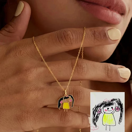 Kinselle Custom Drawing Pendant Necklace