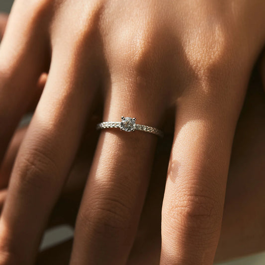 Kinselle Pavé Zircon Ring — 925 Sterling Silver