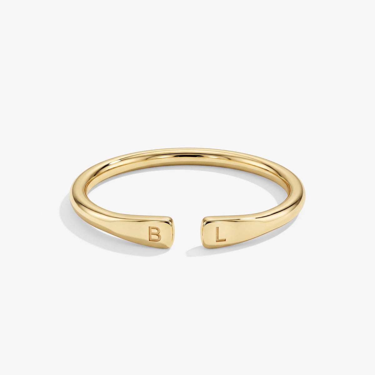 Kinselle Personalized Initial Open Ring