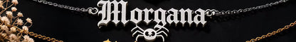 Kinselle Personalized Gothic Name Necklace