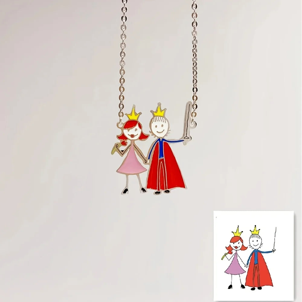 Kinselle Custom Drawing Pendant Necklace