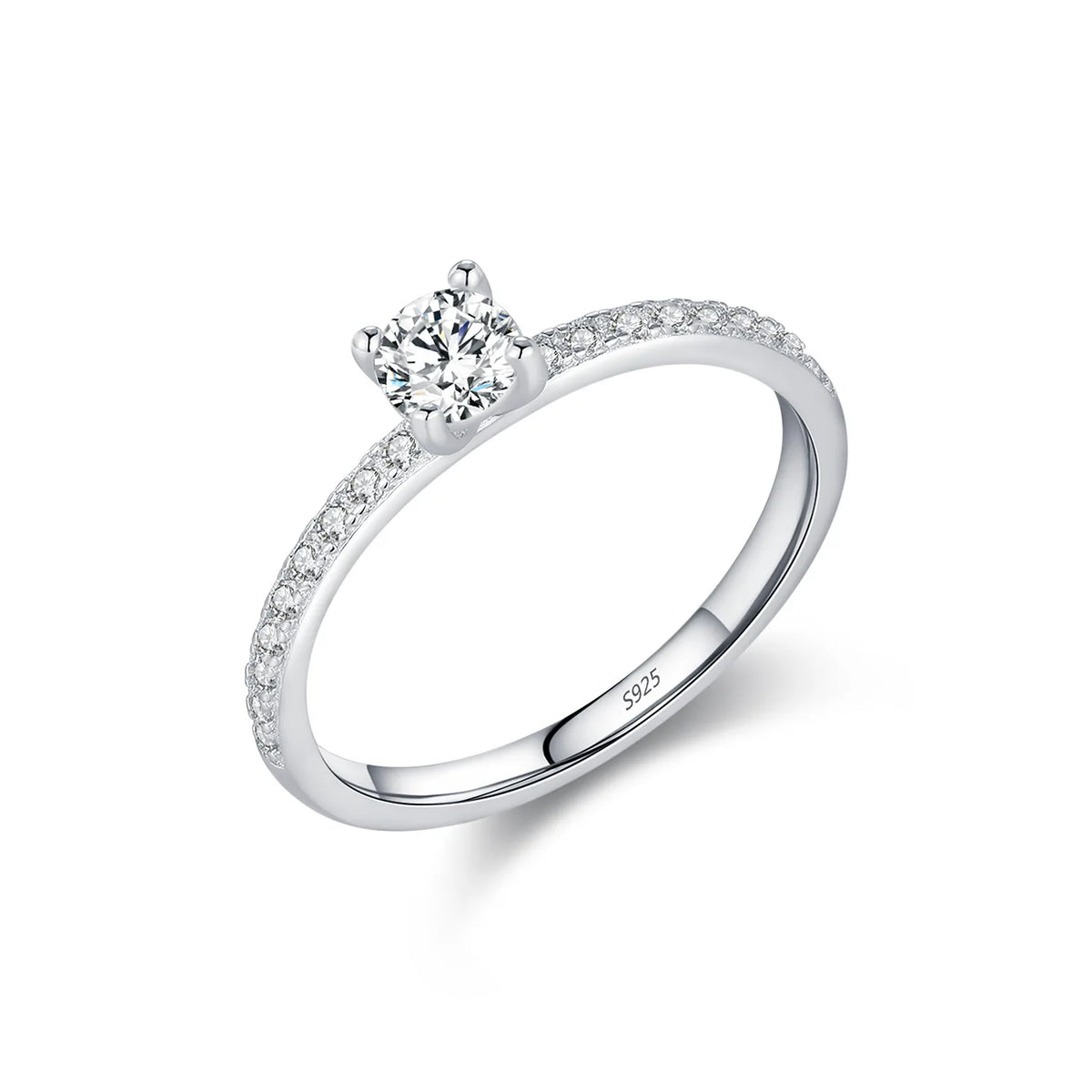 Kinselle Pavé Zircon Ring — 925 Sterling Silver