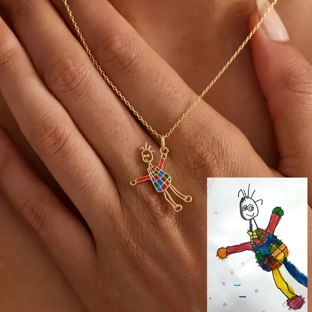 Kinselle Custom Drawing Pendant Necklace