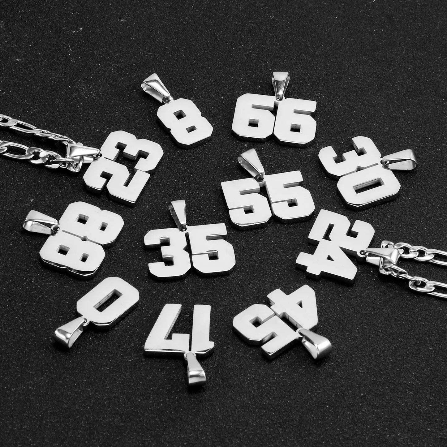Kinselle Personalized Number Pendant Necklace