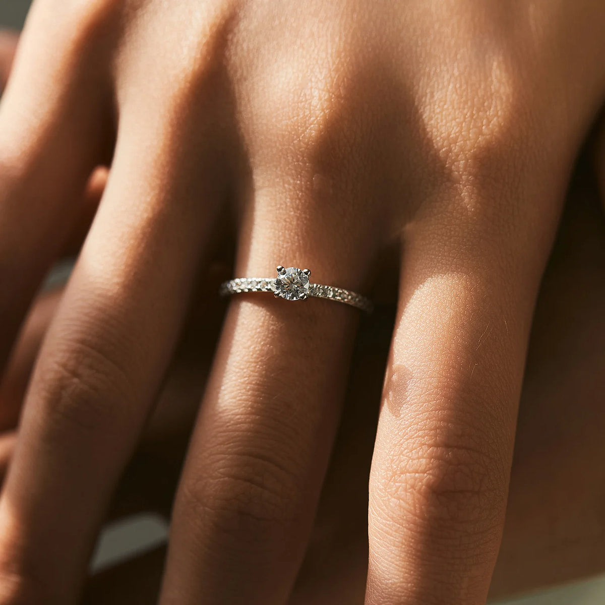 Kinselle Pavé Zircon Ring — 925 Sterling Silver