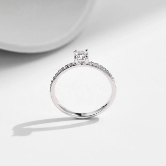 Kinselle Pavé Zircon Ring — 925 Sterling Silver