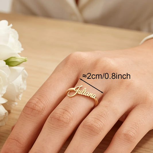 Kinselle Personalized Name Ring