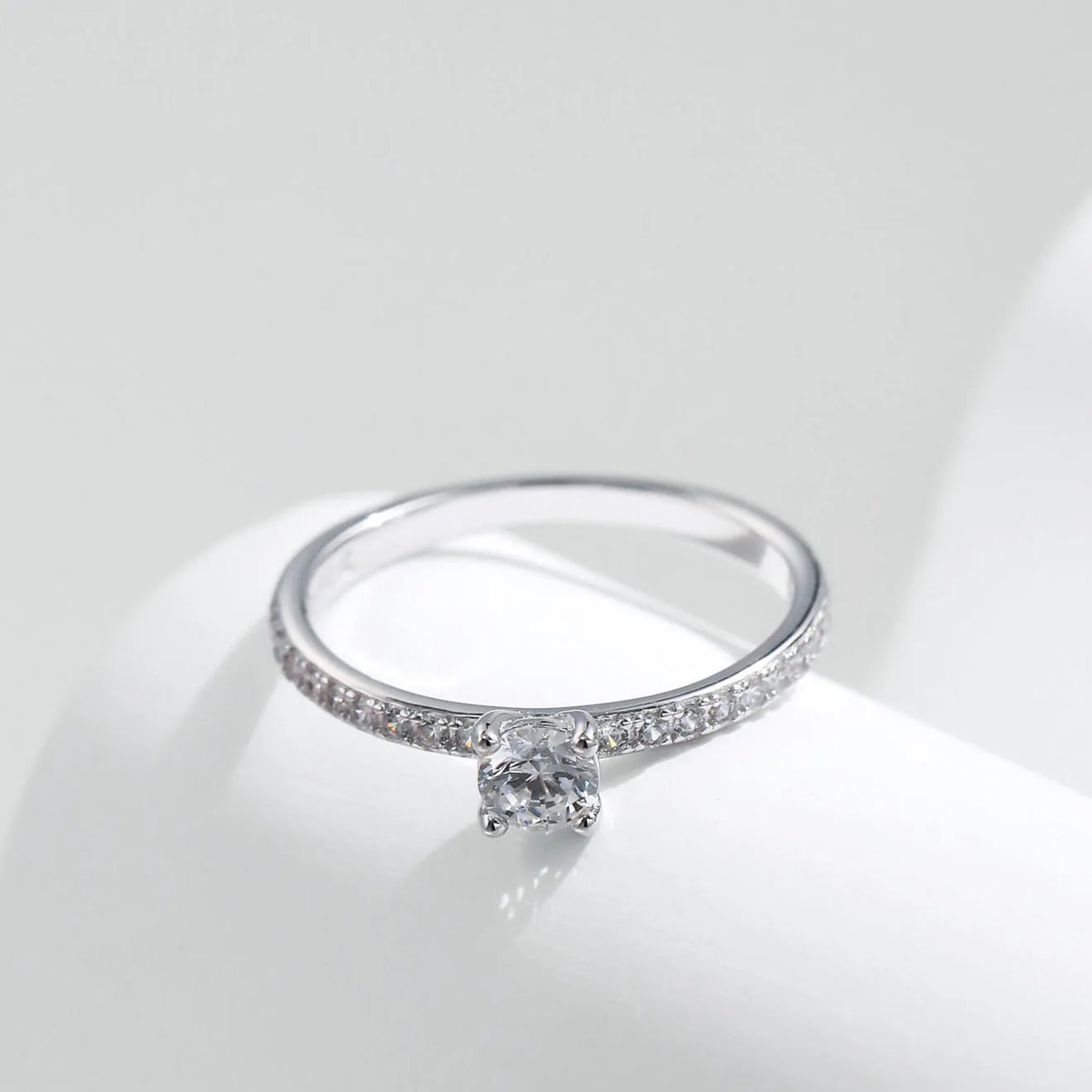 Kinselle Pavé Zircon Ring — 925 Sterling Silver