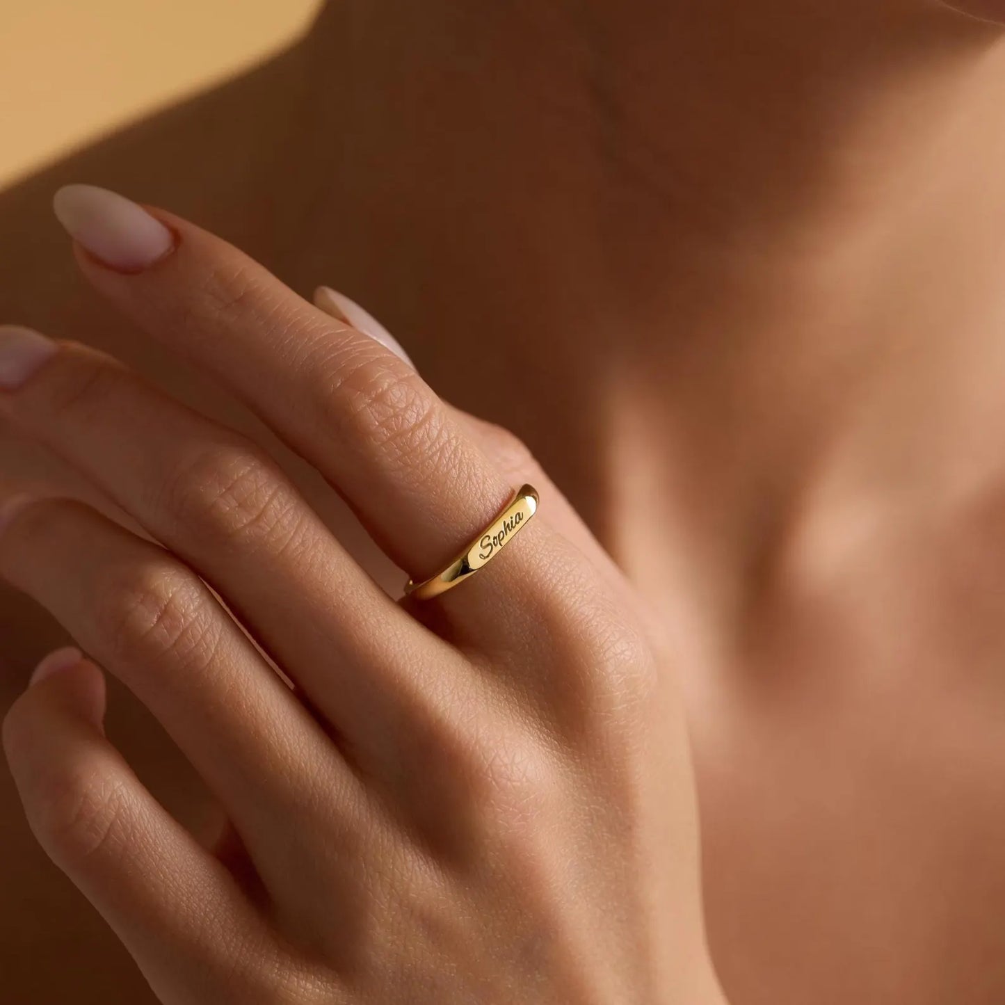 Kinselle Personalized Custom Name Ring